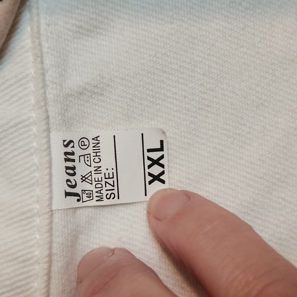 White denim jacket XXL - Picture 2 of 3